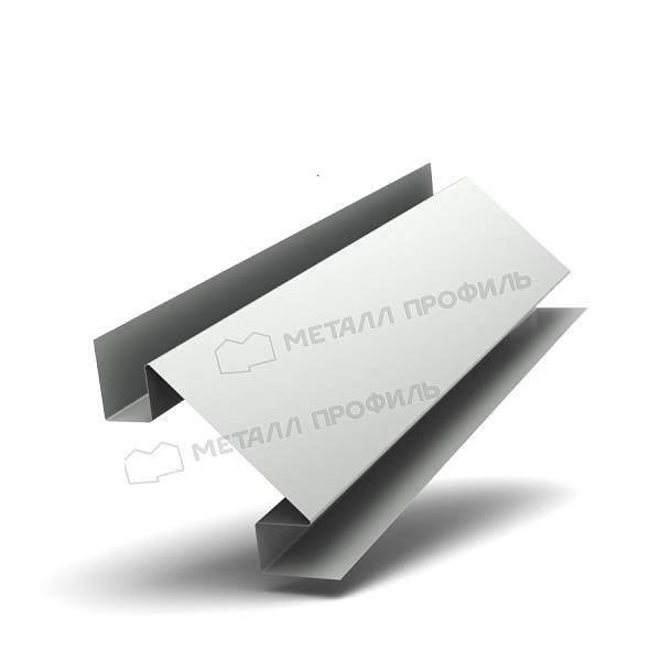 Планка угла внутреннего сложного 75х3000 (ПЭ-01-9003-0.45) заказать в Владикавказе, по цене 1045 ₽.